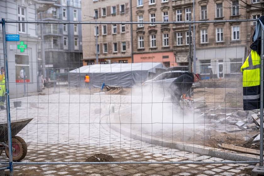 Przebudowa ul. Pomorskiej - styczeń 2024